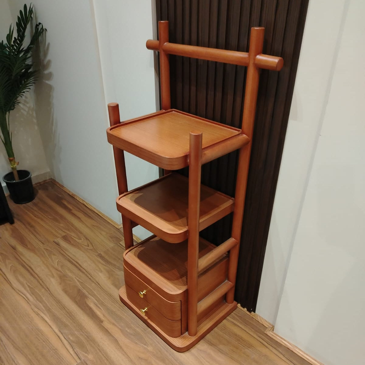 Wooden storage unit