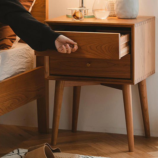 Solid Wood Nightstand
