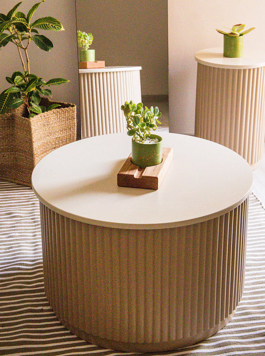 GRAND OFF WHITE PALAIS COFFEE TABLE