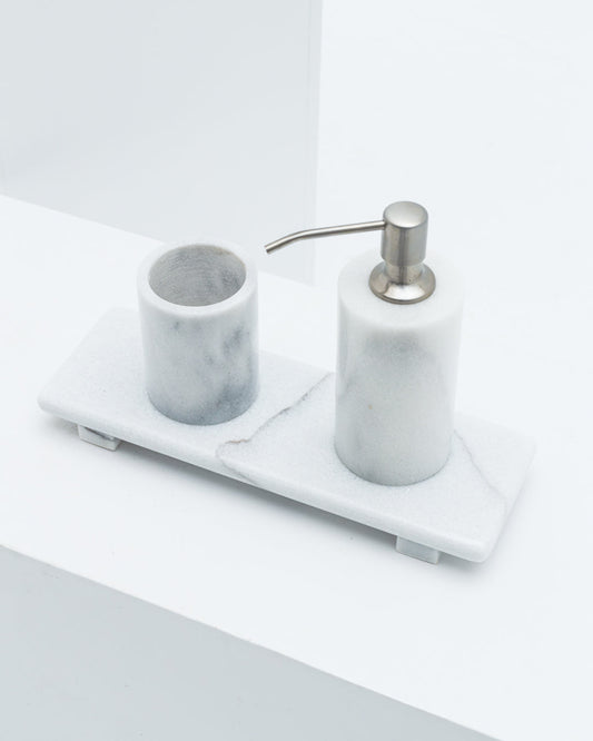 White Marble Rectangle Tray