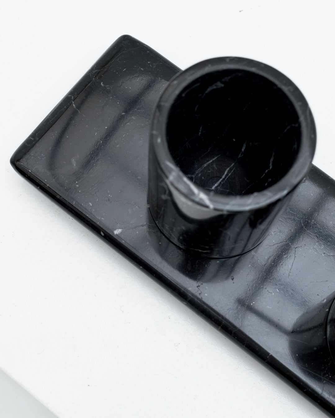 Black Marble Rectangle Tray