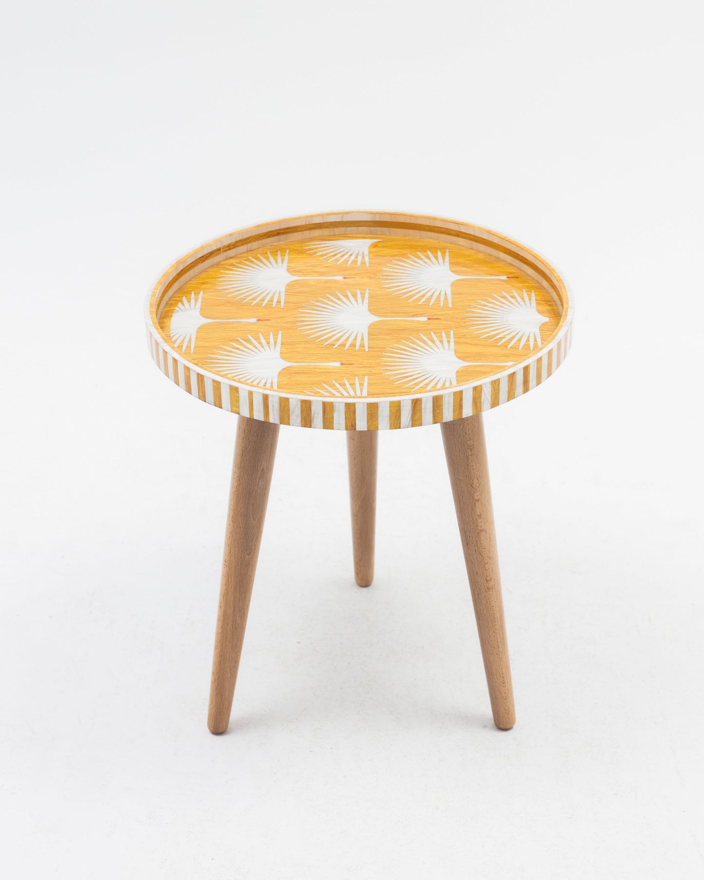 Duck Inlay Side Table