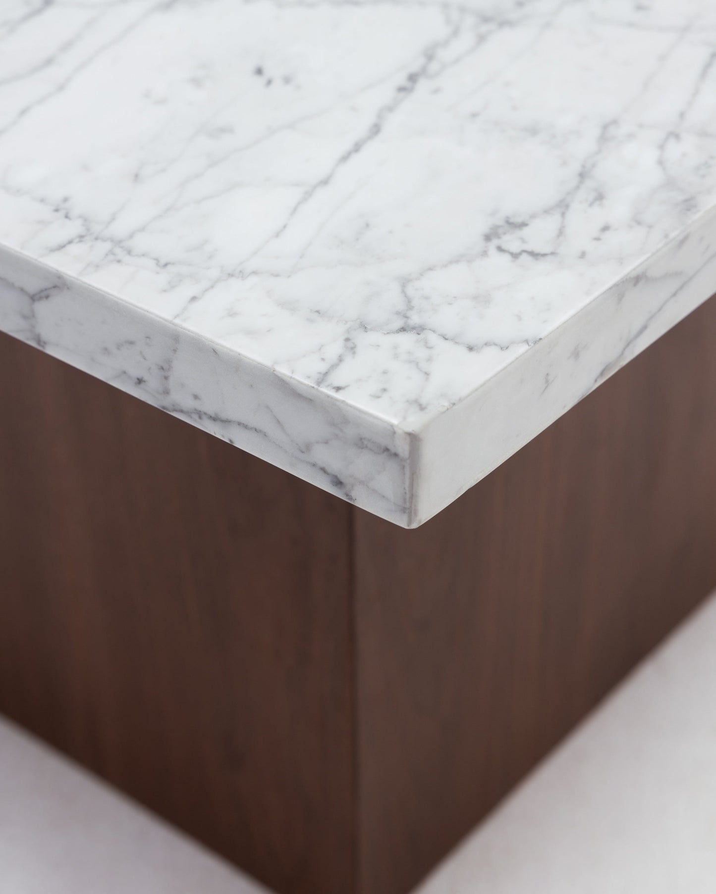 Marble Walnut Coffee Table