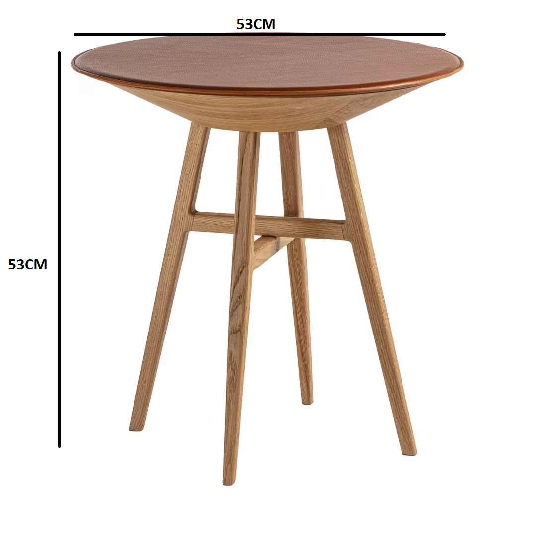 Joker round brown round table