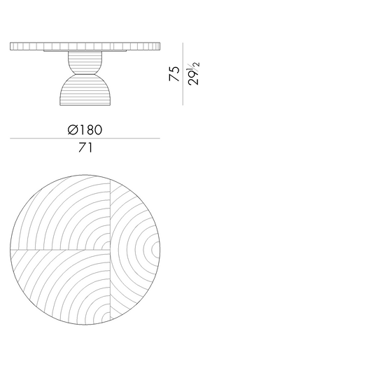 Luxury Round Dining Table