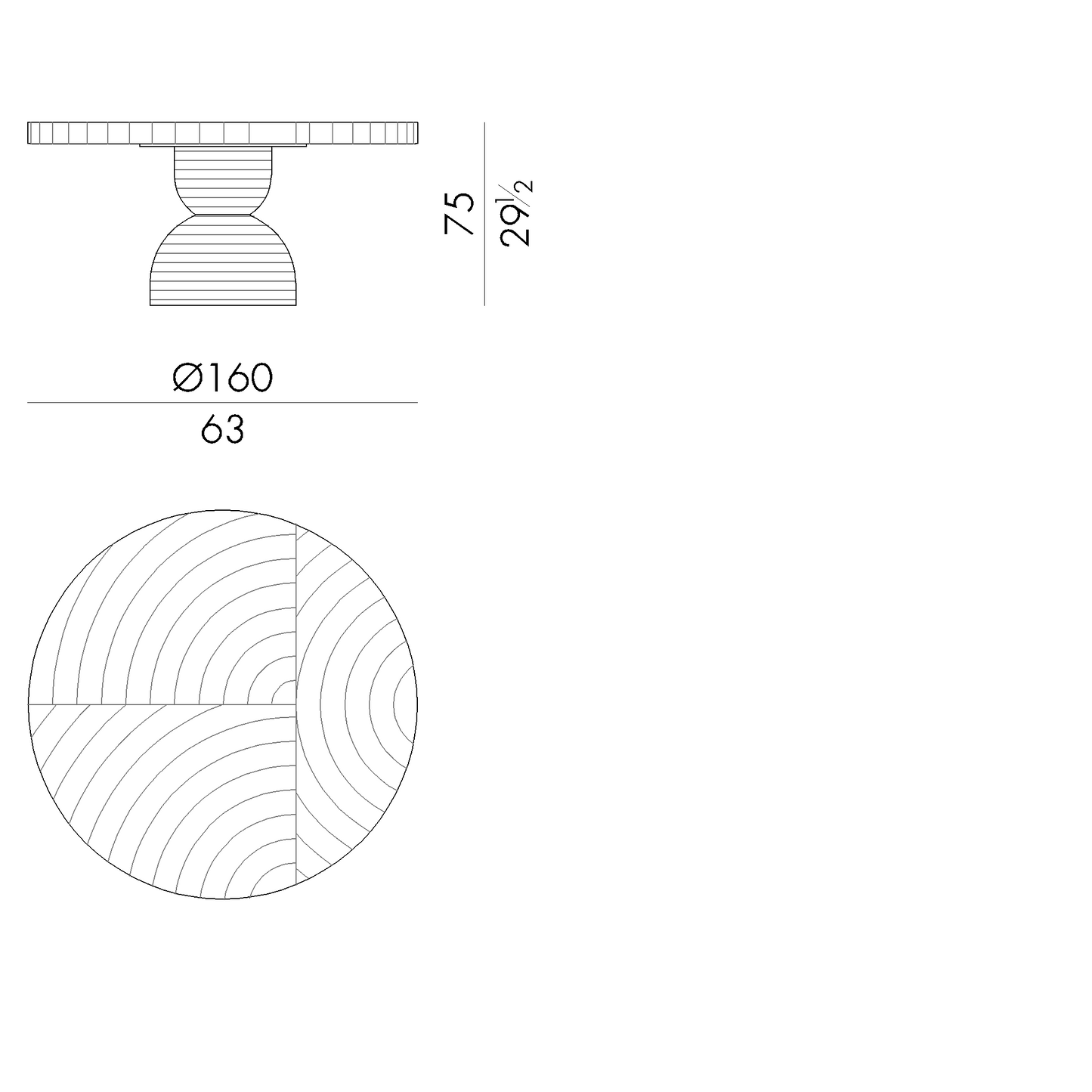 Luxury Round Dining Table
