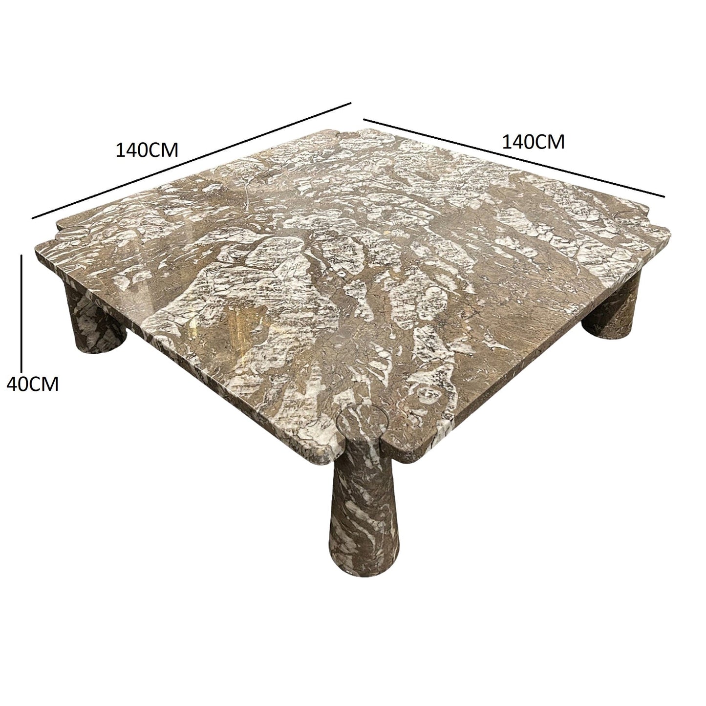 Marble coffee table