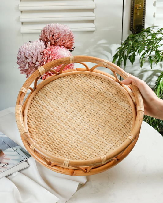 Rattan Serving Tray