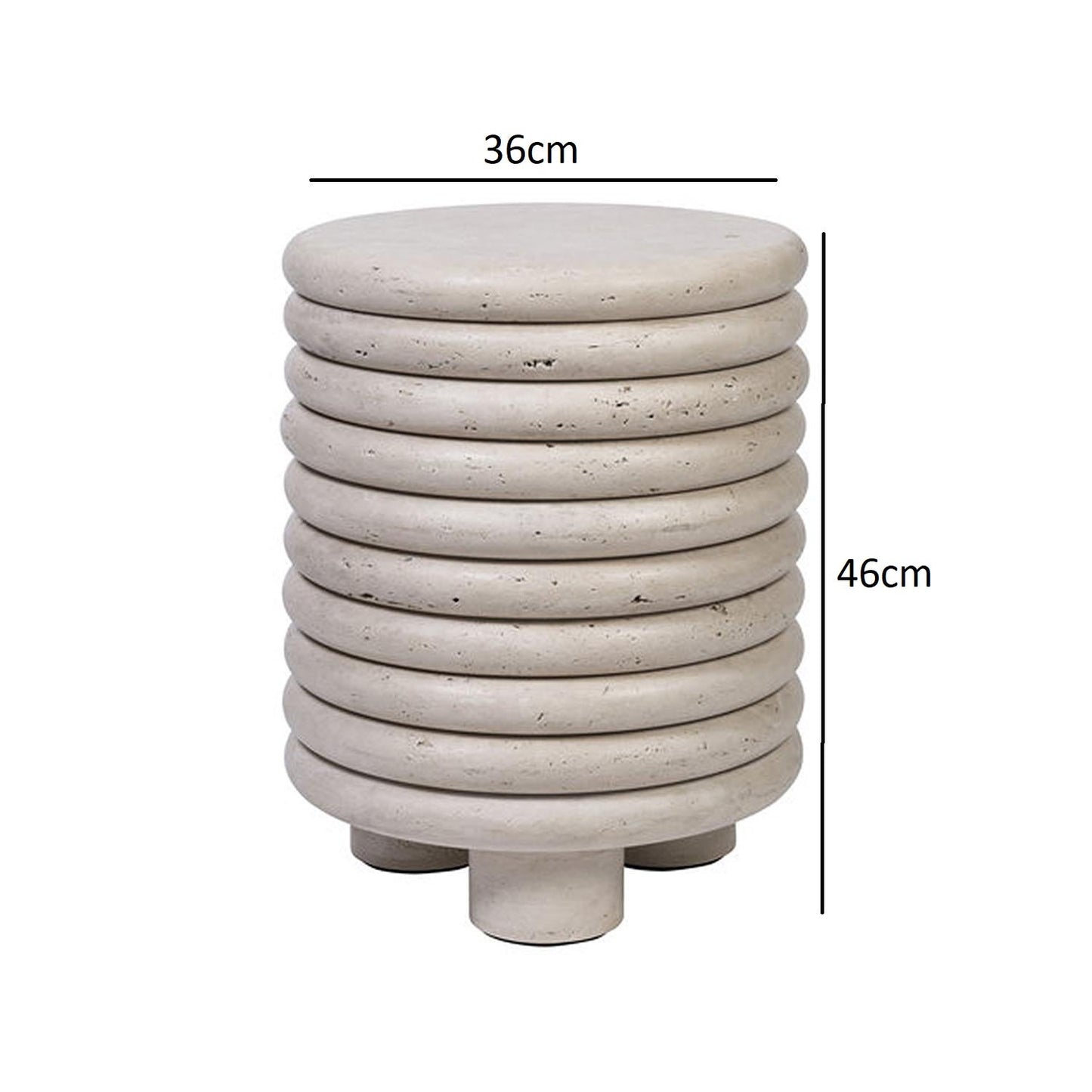 Contemporary circular table