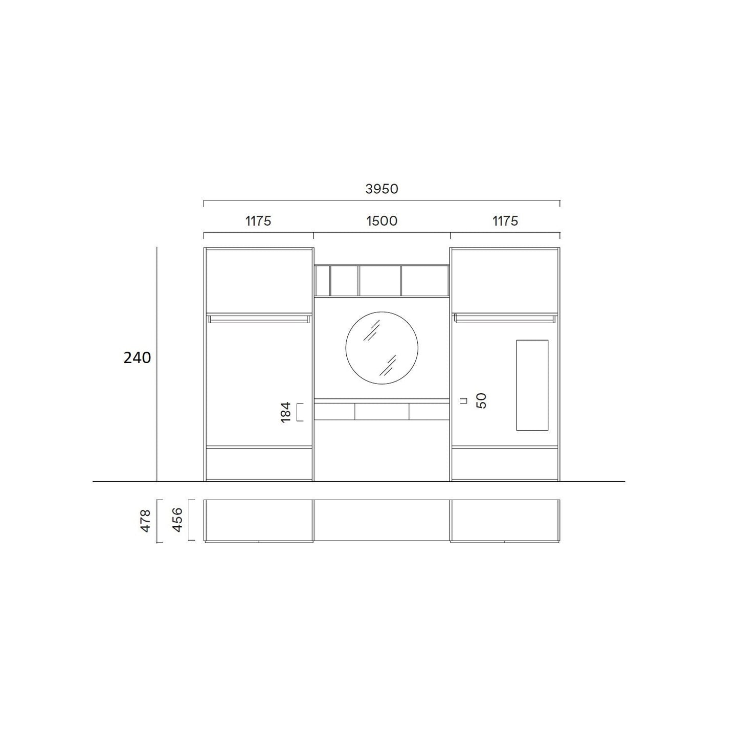 Modern Entryway Unit