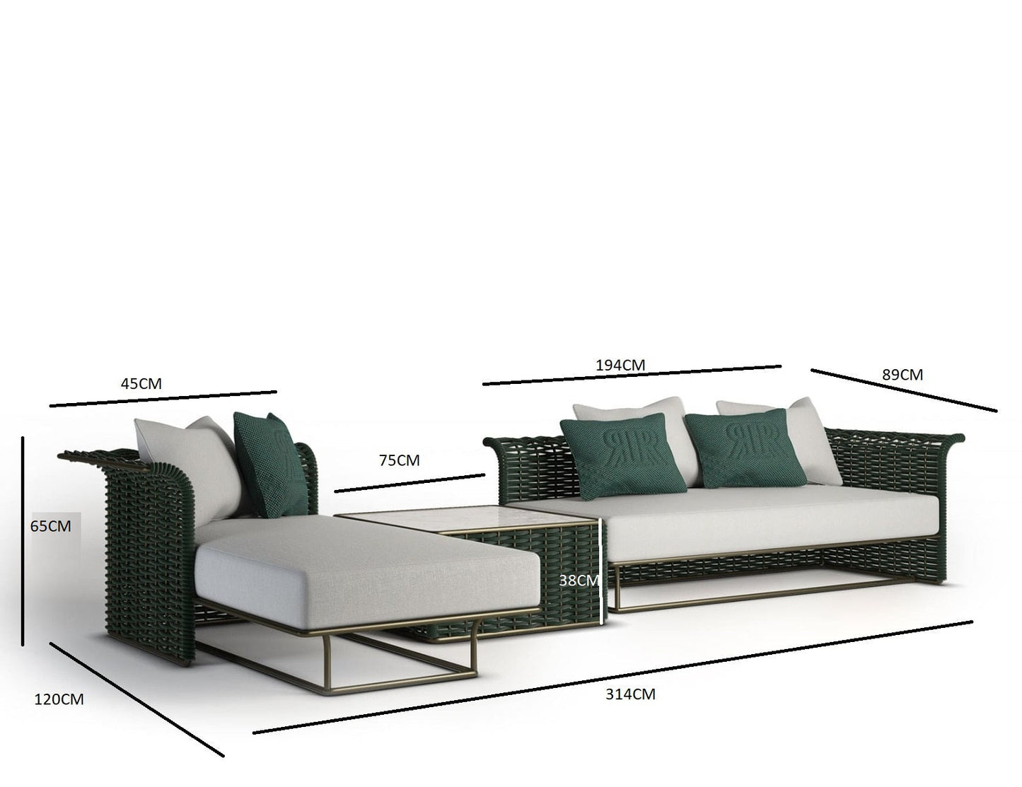 Marina outdoor sofa