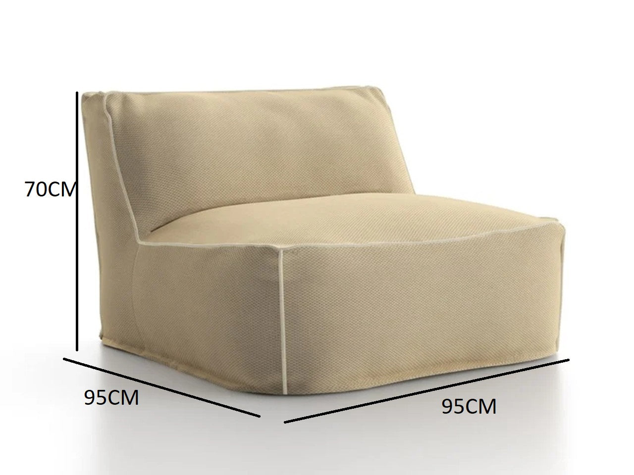 Soft Modulo Outdoor Center Chair