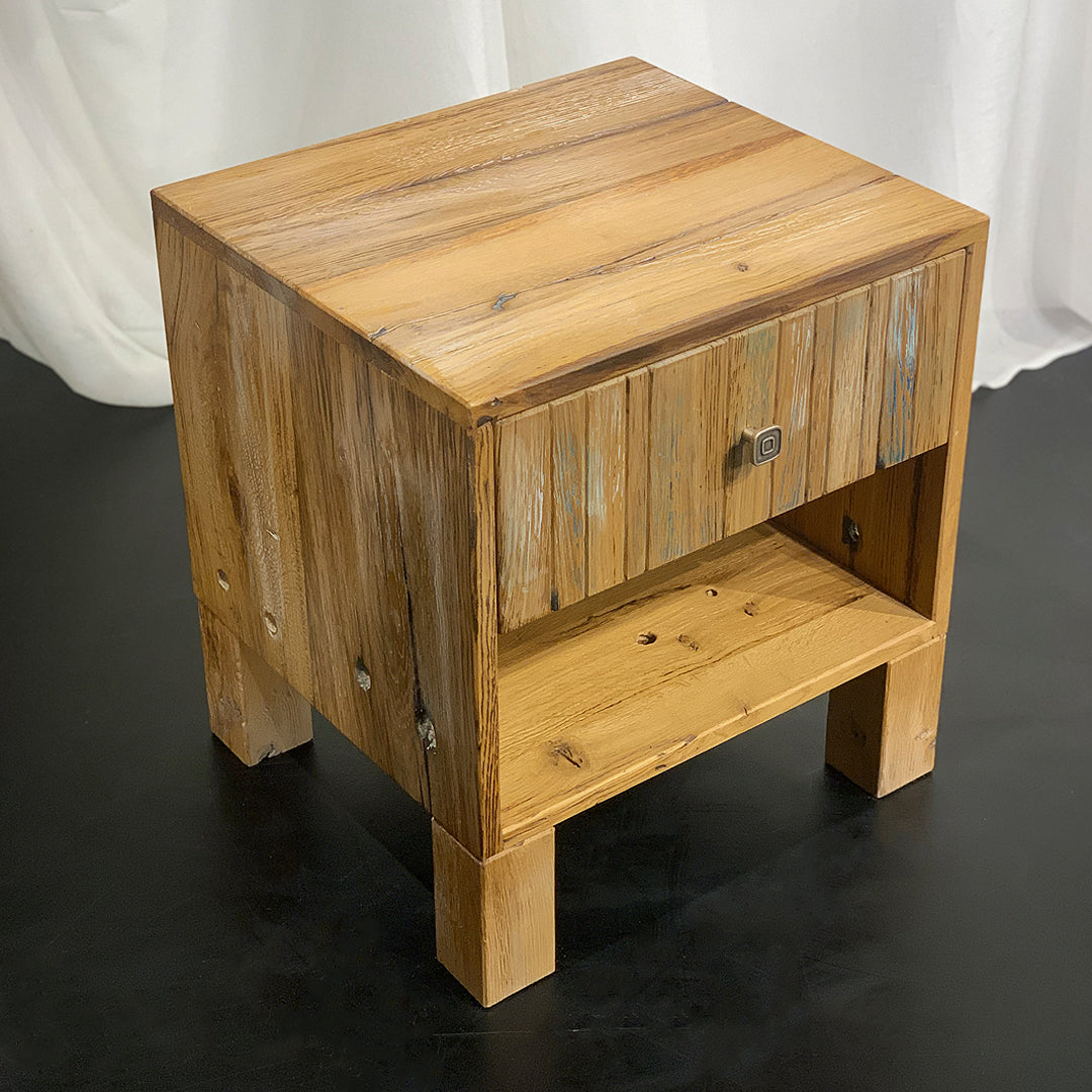 Reclaimed Bedside Table - Ready To Ship