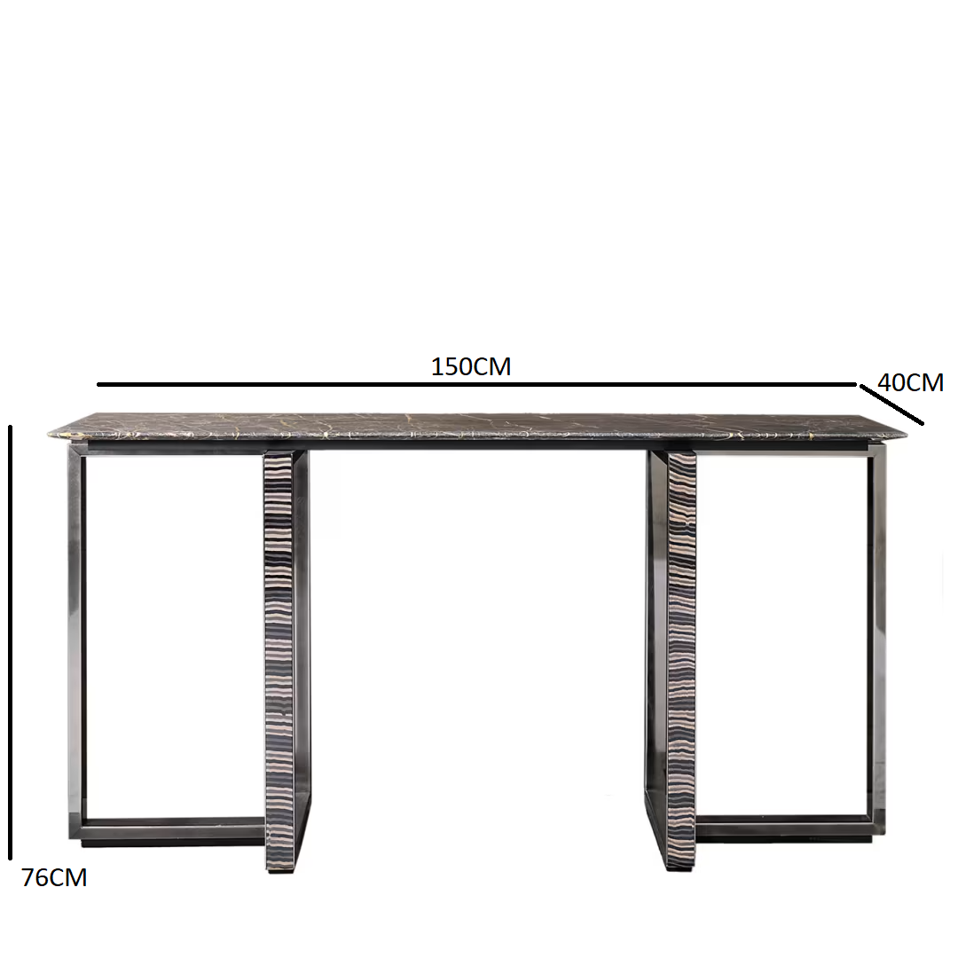 Frank port lorent marble console
