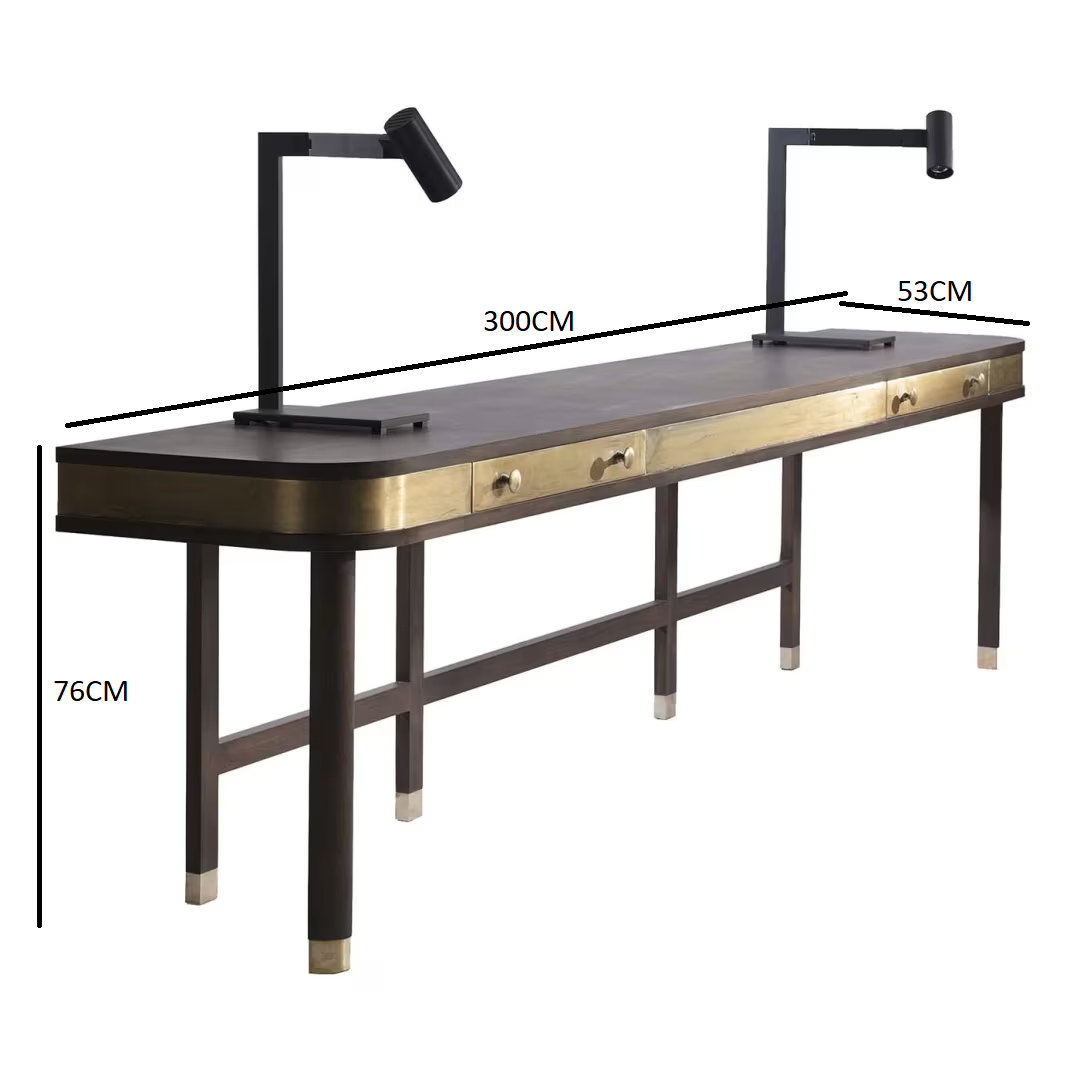 The long side table console