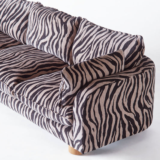 Zebra Luxe 3-Seater Sofa
