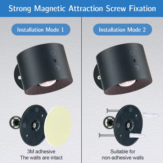 Magnetic Wall Spot - Rechargeable Dimmable