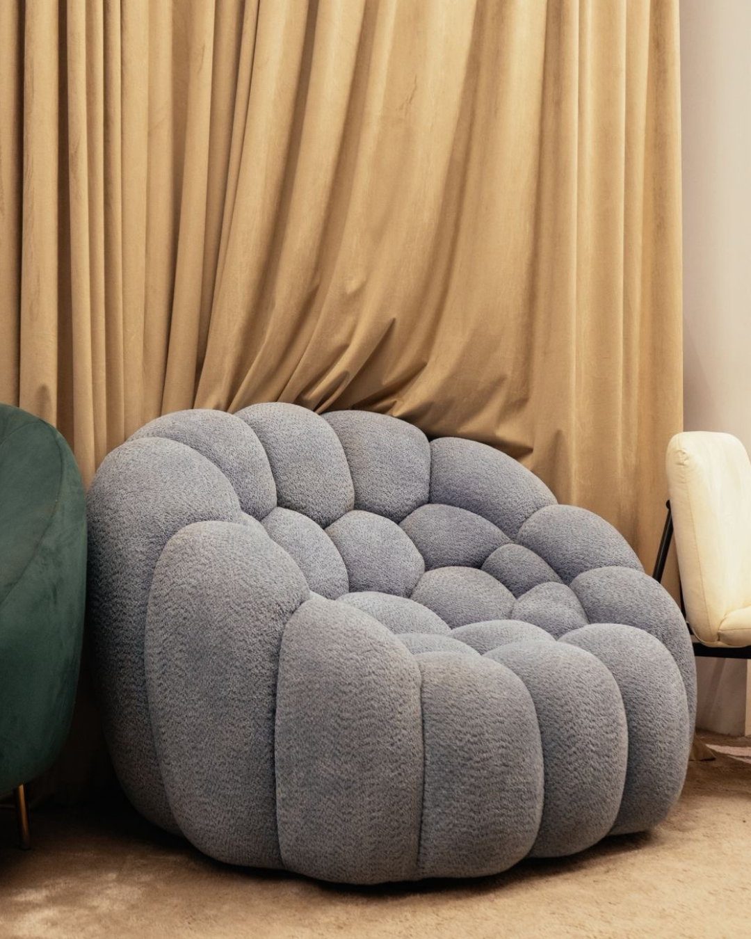 Gray Bubble Chair