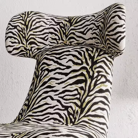 Zebra Luxe Lounge Chair