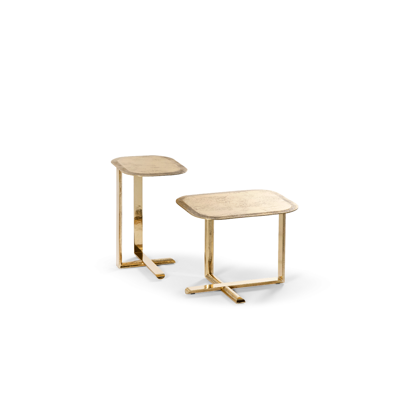 Two-Piece Coffee Table with Unique Design