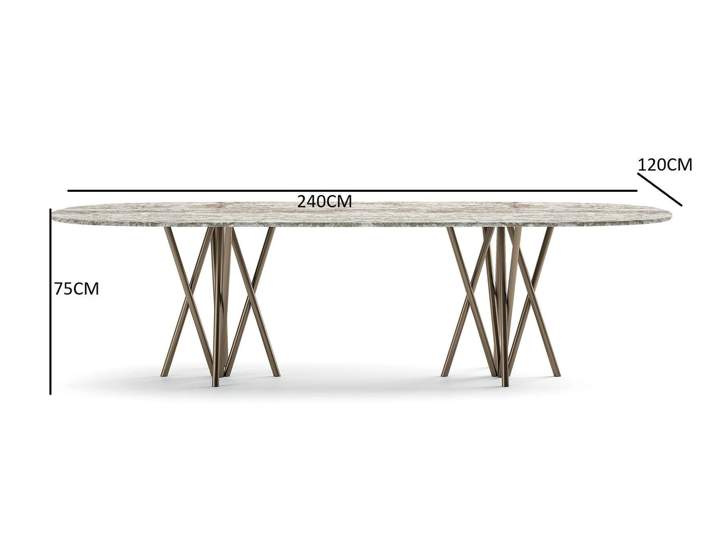 Uniquely designed dining table
