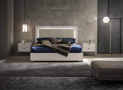 Luxury Metallic Modern Bedroom Set