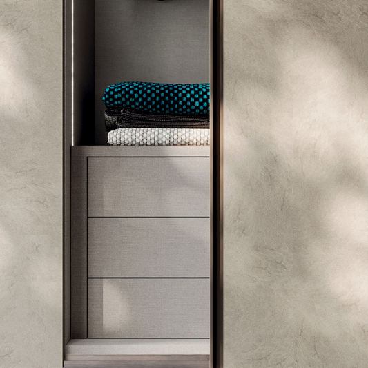 Wardrobe with sliding doors