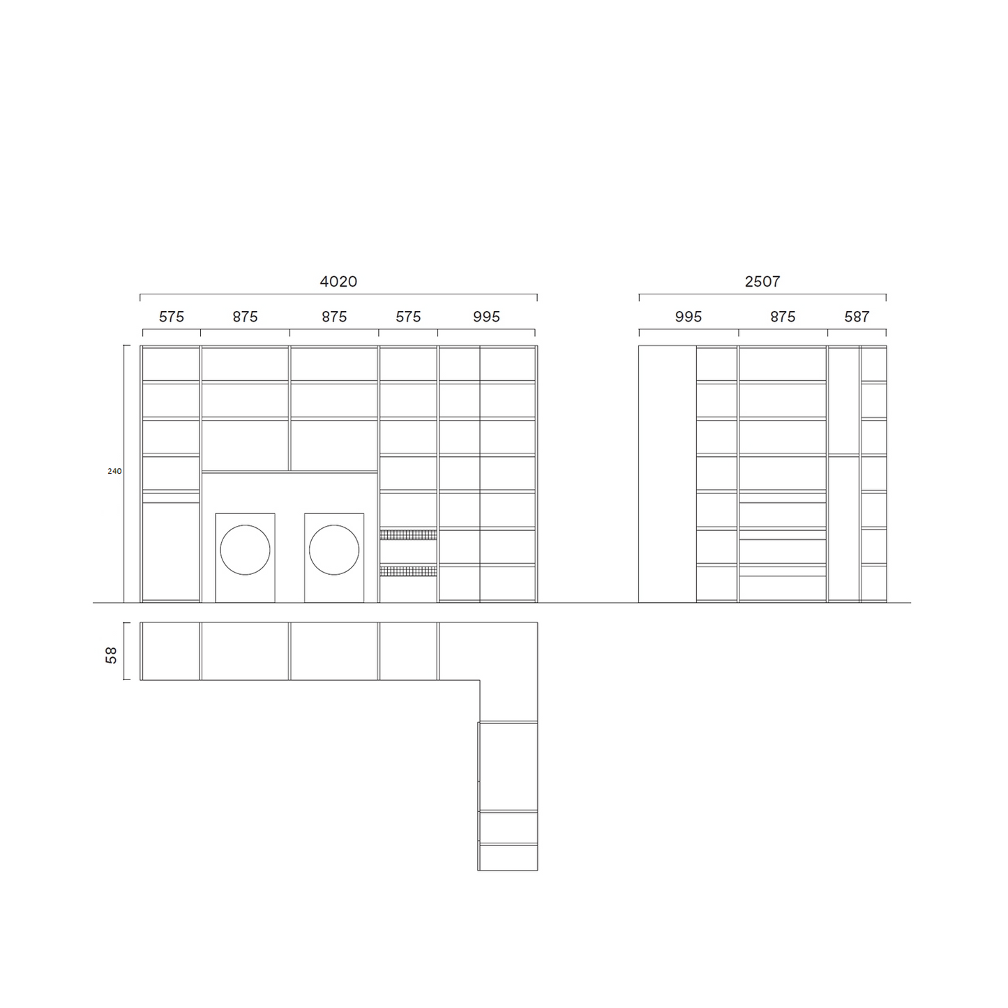 large corner wardrobe