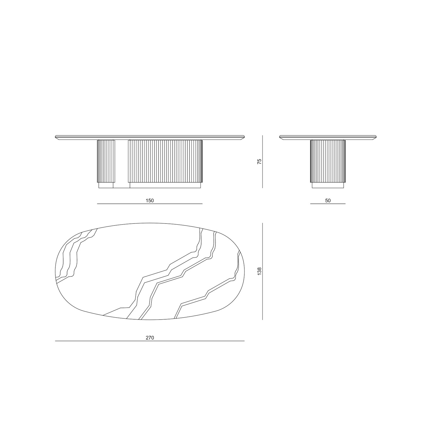 Eva dining table