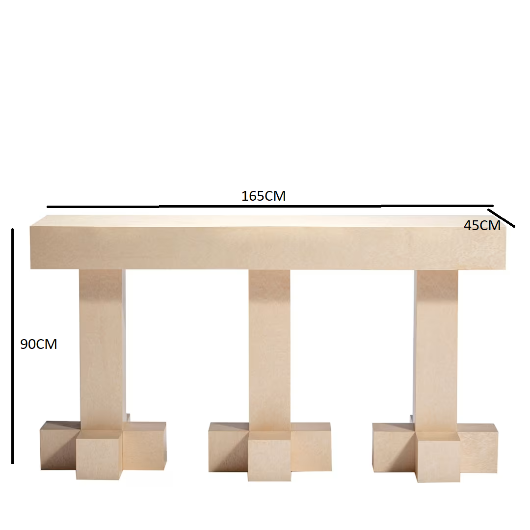 Synthetic console furniture
