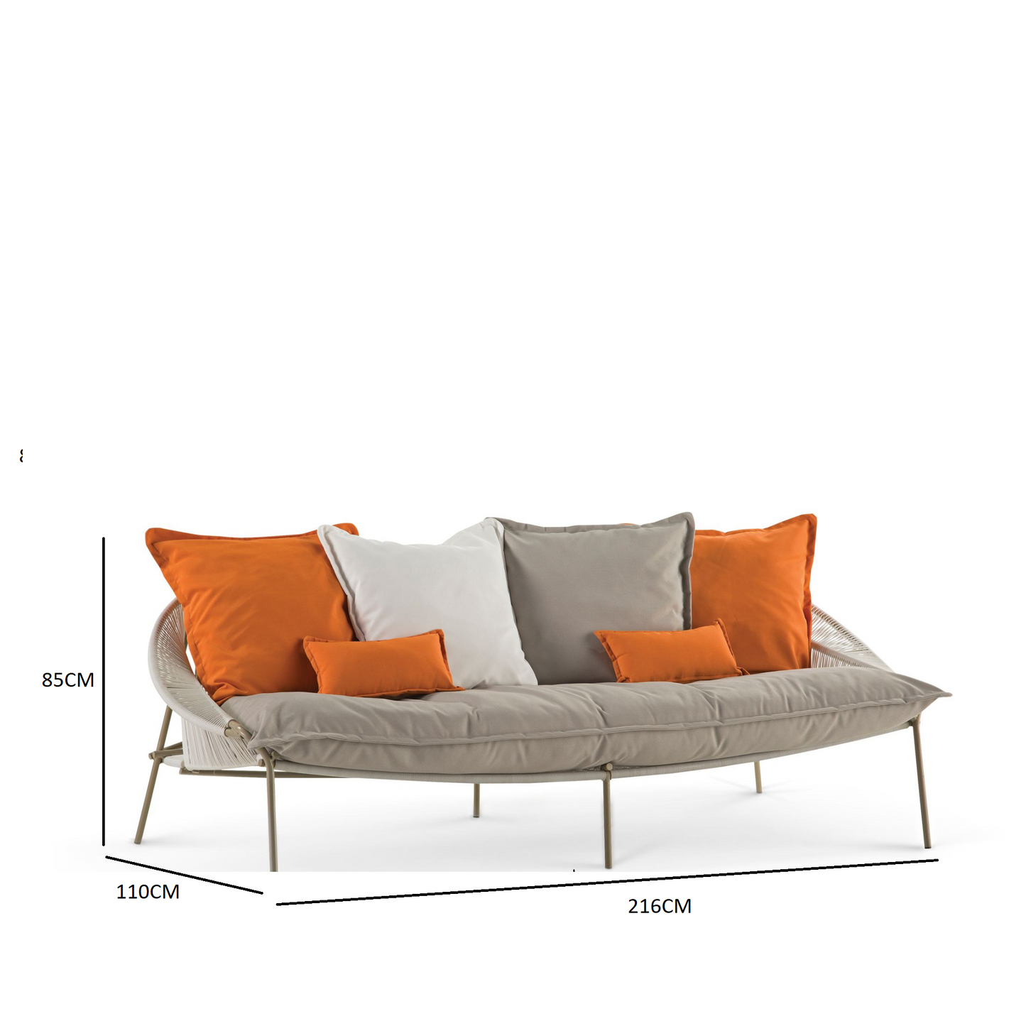 Traveler Outdoor 3-seat Sofa
