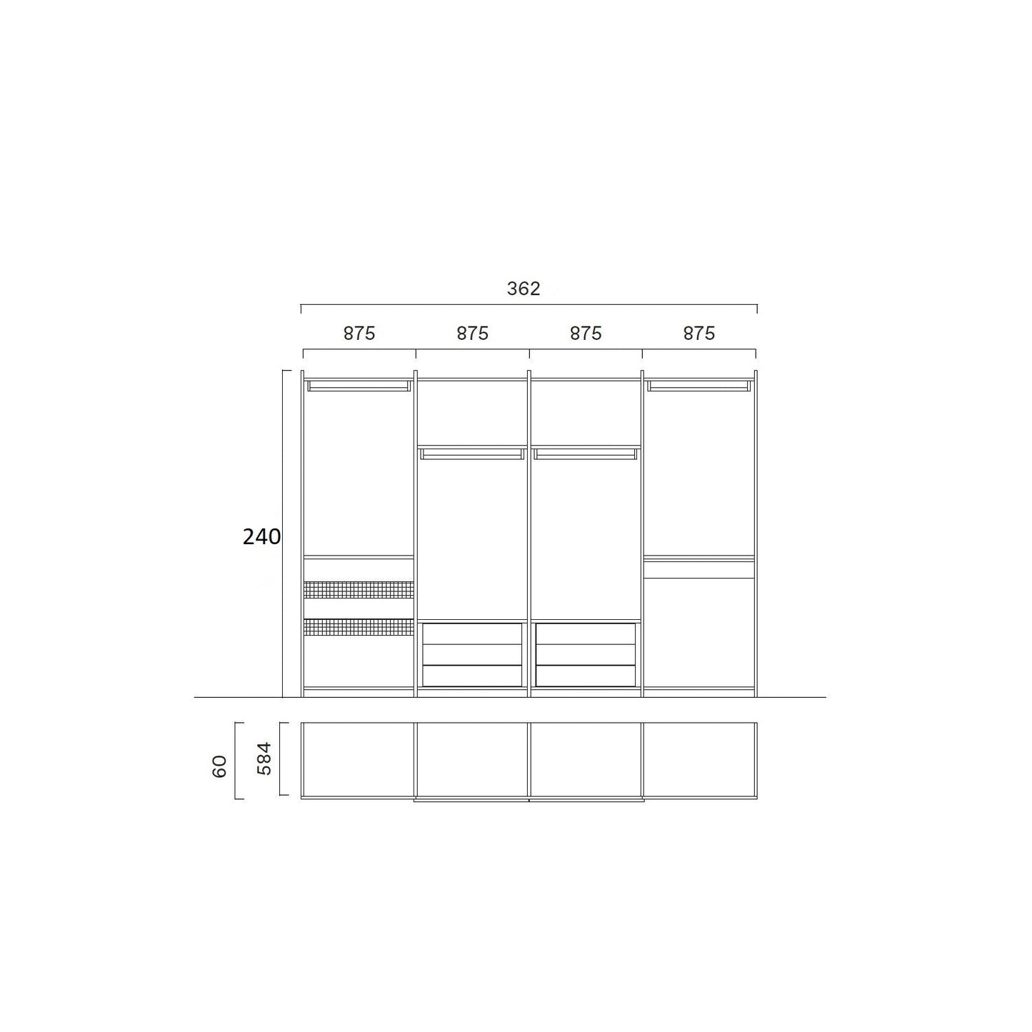 large wardrobe