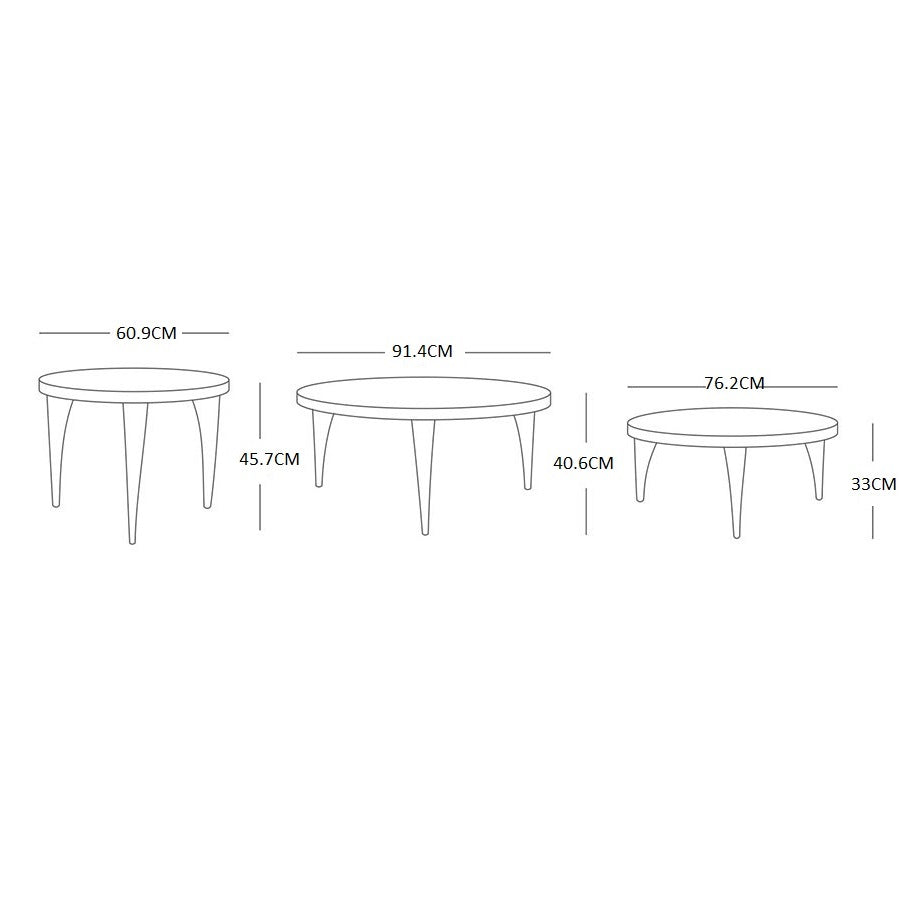 Classic coffee table set