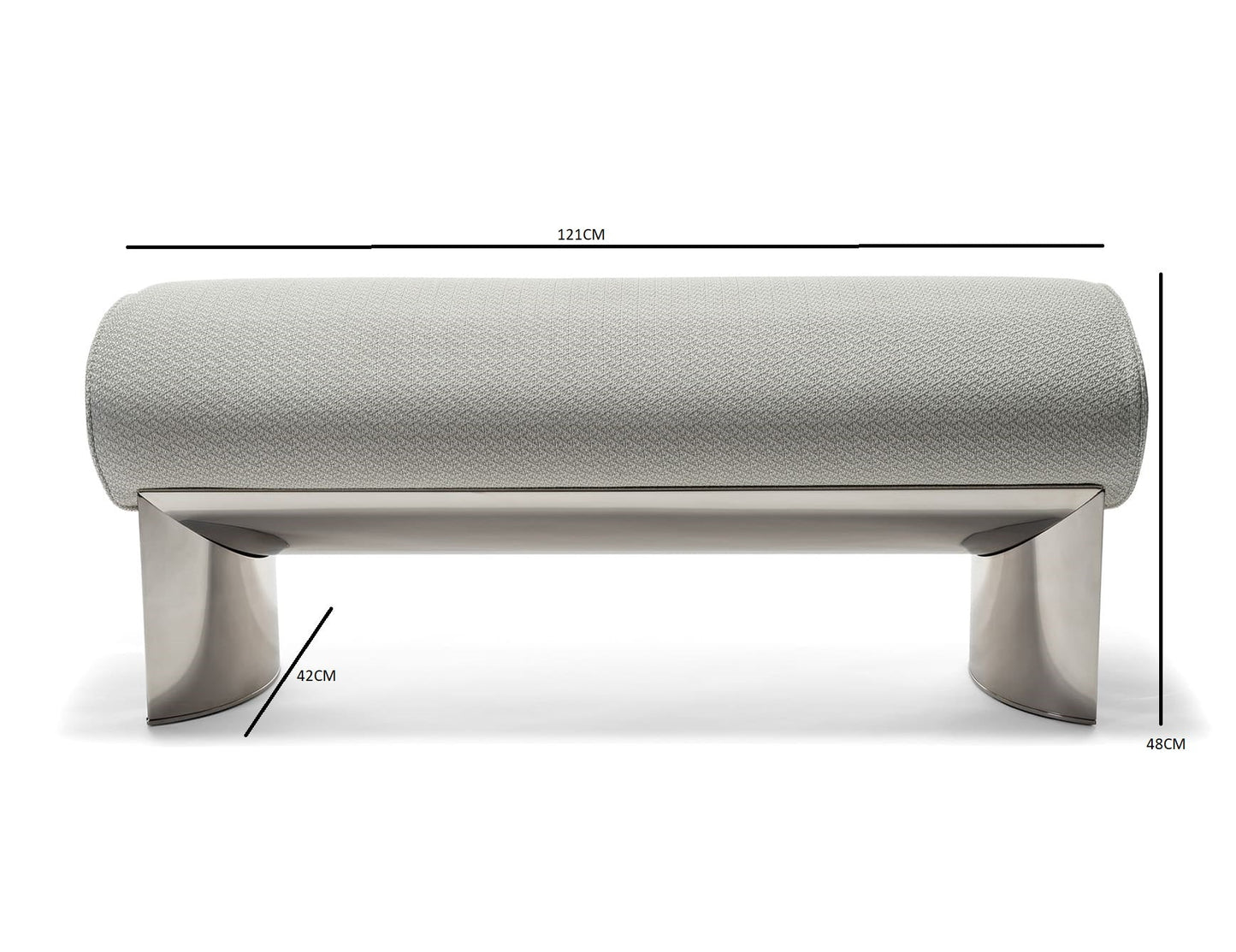 Freddie Designer Outdoor Bench