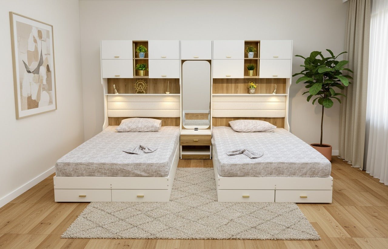 Youth twins bedroom