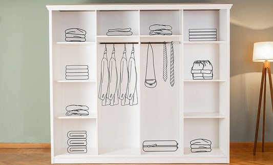 Tiffany's bedroom with sliding wardrobe