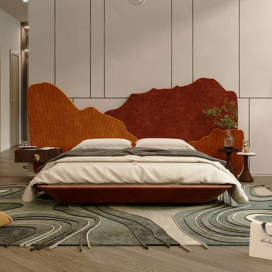 Bed with a unique and distinctive design