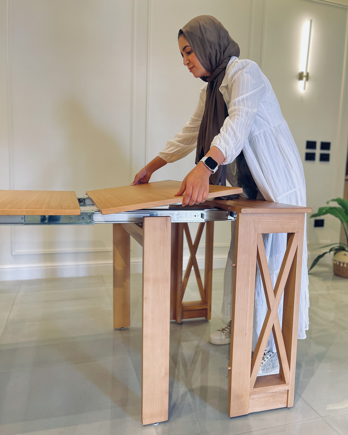 Oak Transformer Table