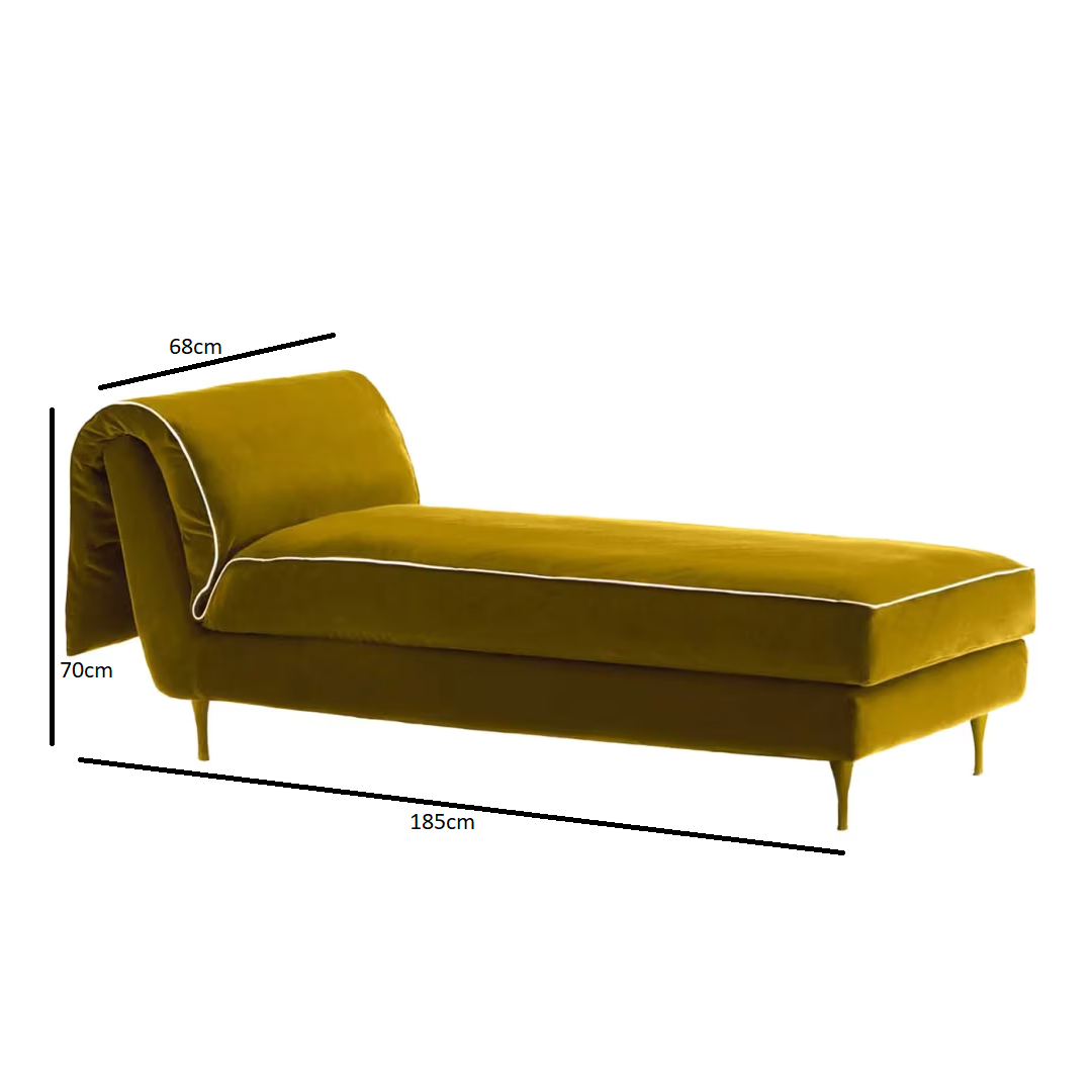 Casquet earthy gold daybed