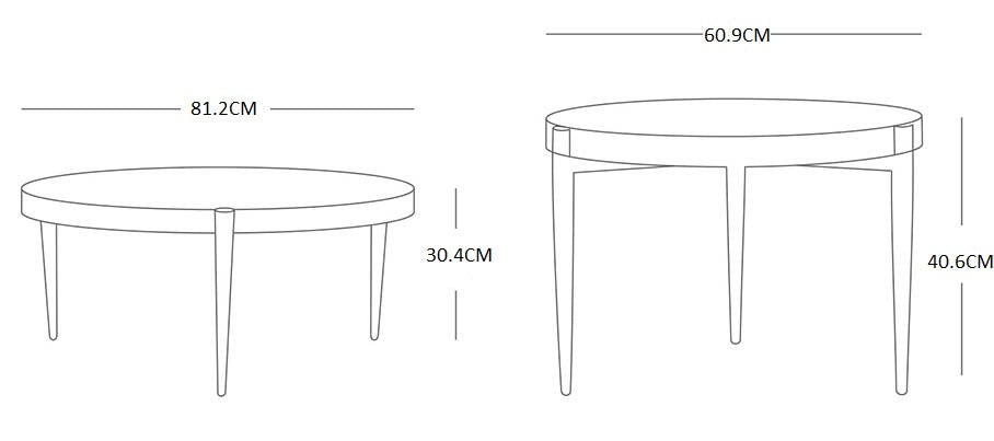 The coffee table elegant design