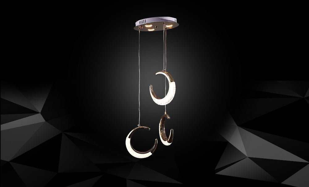 LED pendant 80033/3+3 - French Gold