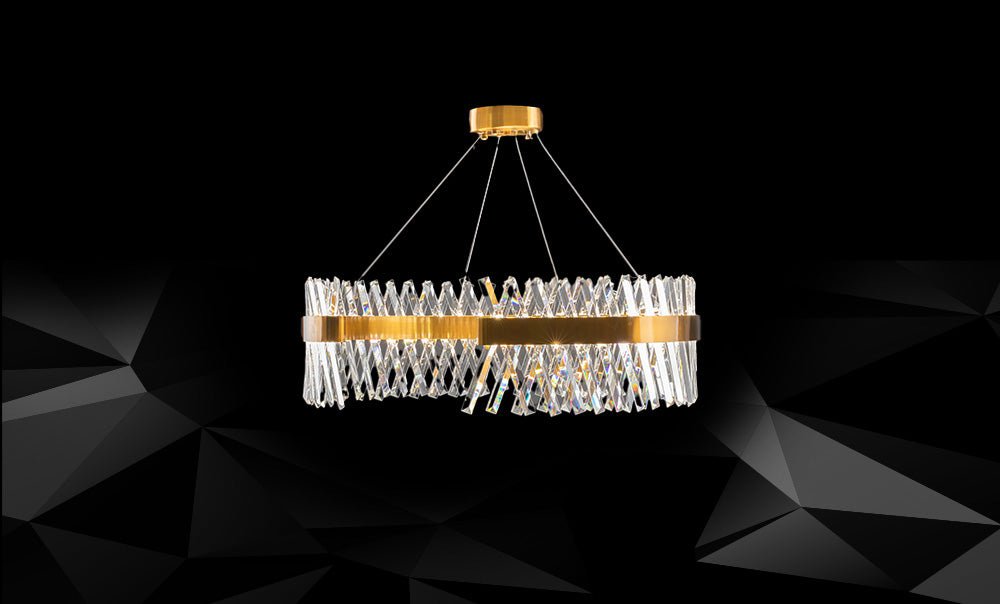 Crystal chandelier LM-19031/D800-GD+BR