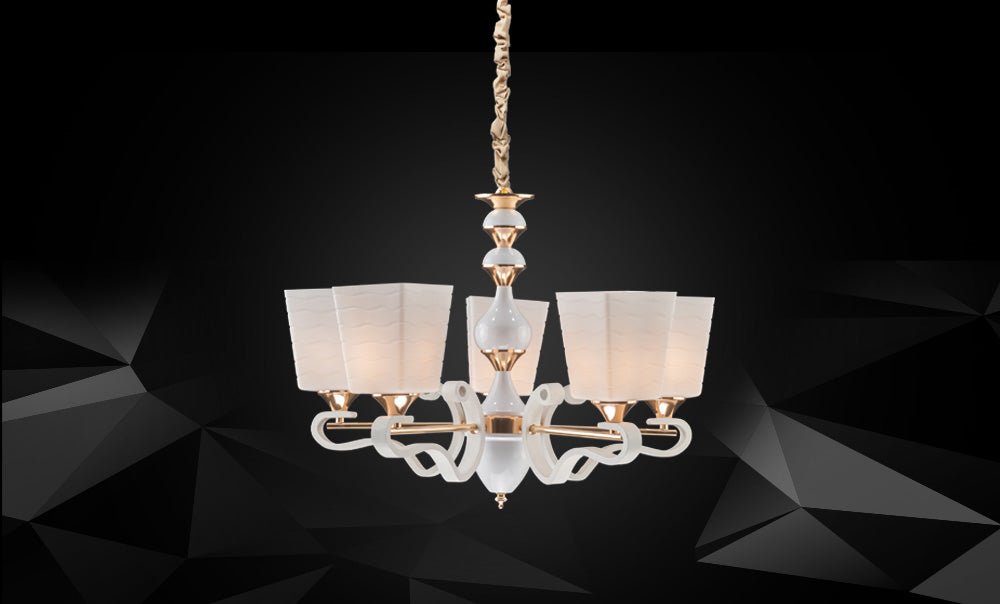 Chandelier LM-7886A/5-FGD+WT