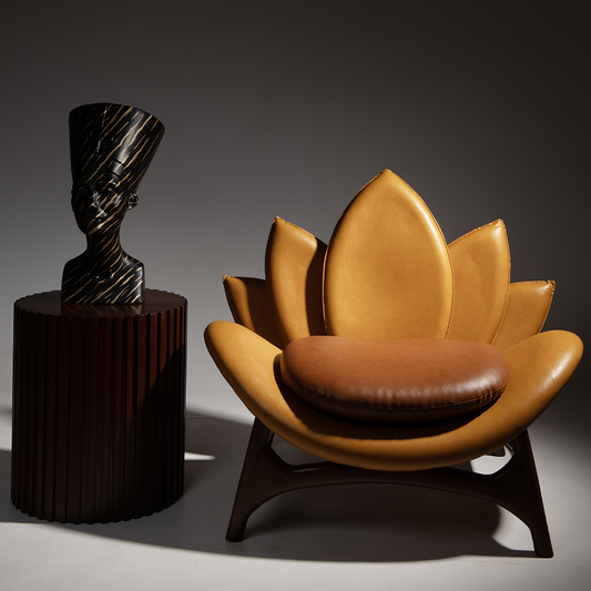 The Lotus Chair by Lugar Nefertiti