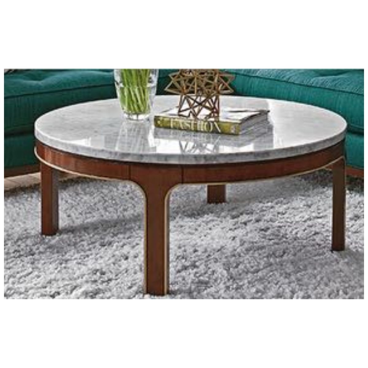 Cocktail Table MCT-12 with Carrara marble top