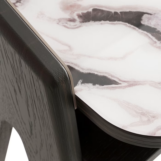 Bavero trinity white nightstand
