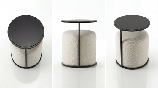 NEST Side Table + Pouf