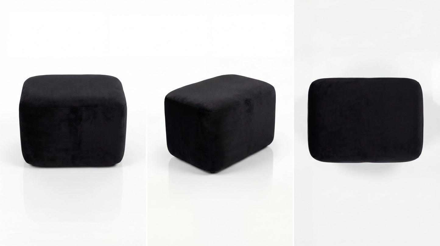 BLACK Pouf