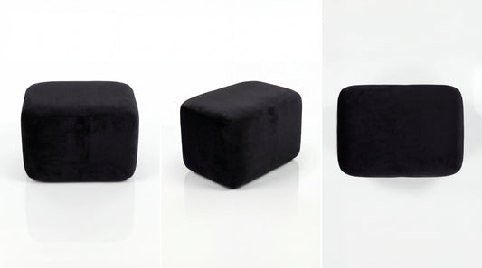BLACK Pouf
