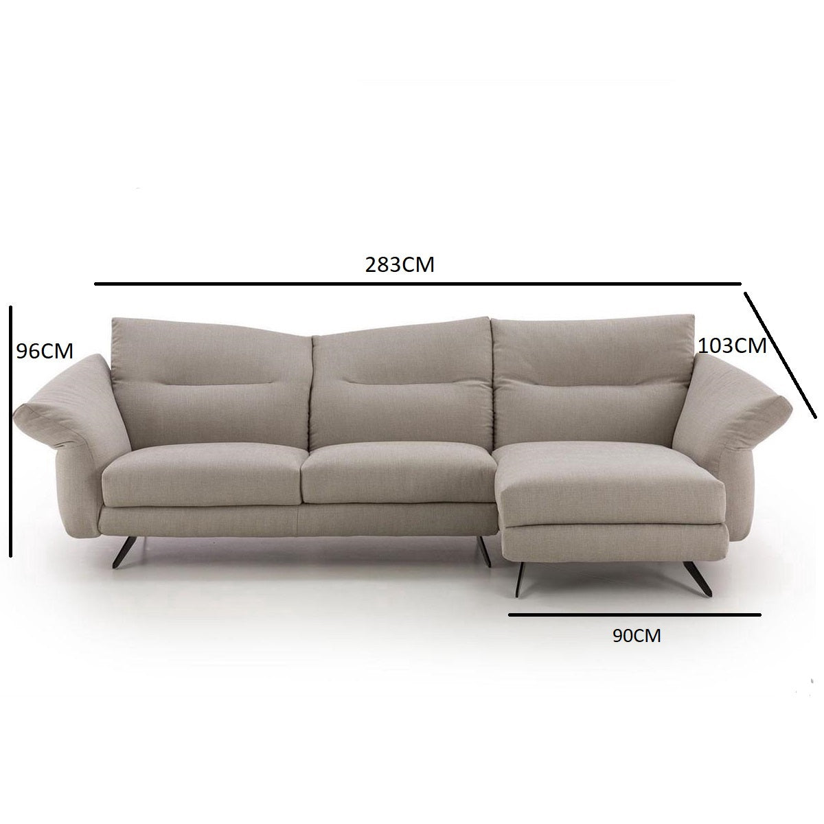 Carnaby sofa from metal